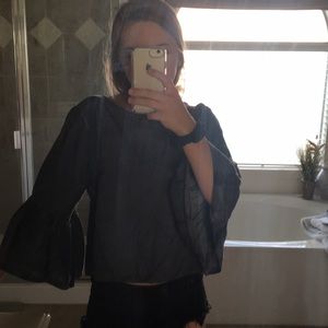 Bell sleeved shirt